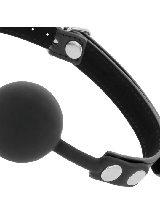 DARKNESS MORDAZA SILICONA NEGRO