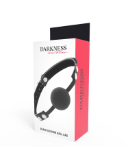 DARKNESS MORDAZA SILICONA NEGRO
