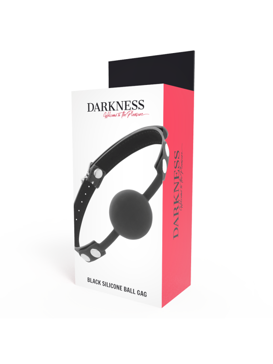 DARKNESS MORDAZA SILICONA NEGRO