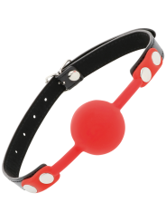 DARKNESS MORDAZA SILICONA ROJO