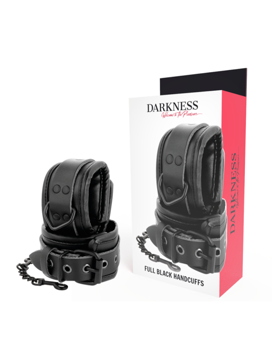 DARKNESS ESPOSAS AJUSTABLES MANOS LEATHER NEGRO