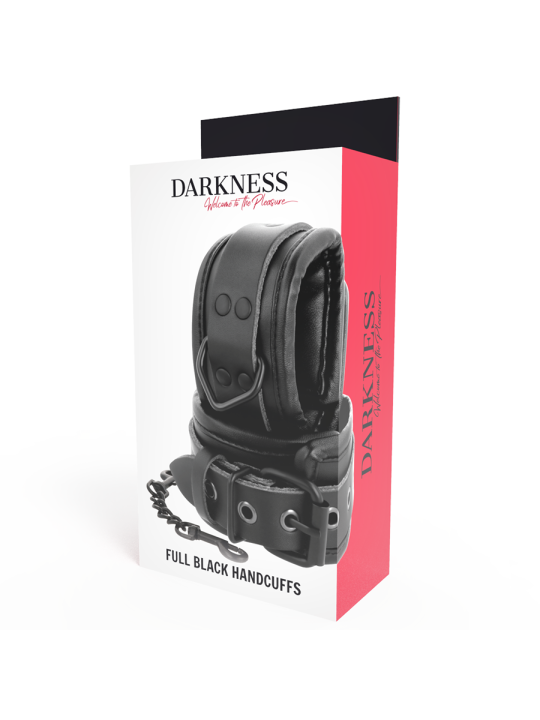 DARKNESS ESPOSAS AJUSTABLES MANOS LEATHER NEGRO