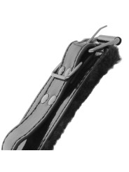 DARKNESS ESPOSAS CUERO AJUSTABLES TOBILLOS NEGRO CON CANDADO