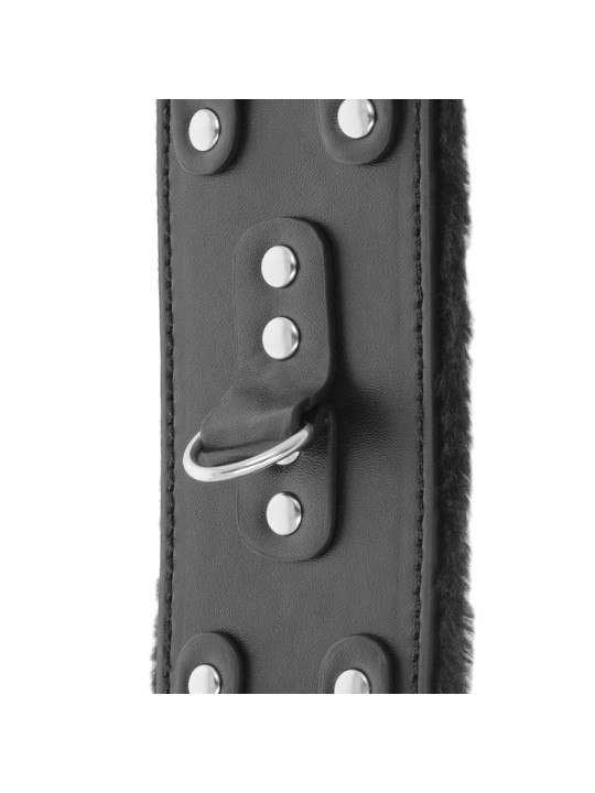 DARKNESS ESPOSAS CUERO CON FORRO AJUSTABLES NEGRO