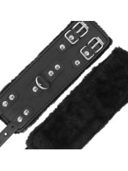 DARKNESS ESPOSAS CUERO CON FORRO AJUSTABLES NEGRO