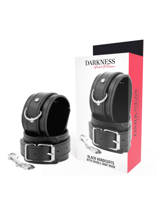 DARKNESS ESPOSAS AJUSTABLES NEGRO CON DOBLE CINTA REFUERZO