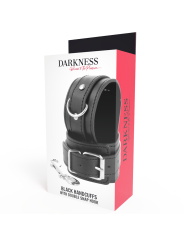 DARKNESS ESPOSAS AJUSTABLES NEGRO CON DOBLE CINTA REFUERZO