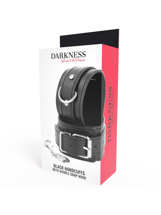 DARKNESS ESPOSAS AJUSTABLES NEGRO CON DOBLE CINTA REFUERZO