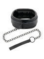 DARKNESS ESPOSAS Y COLLAR DE CUERO NEGRO