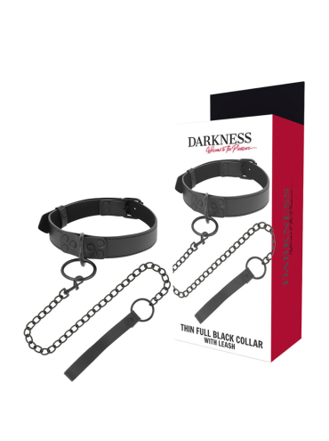 DARKNESS COLLAR CON CADENA NEGRO