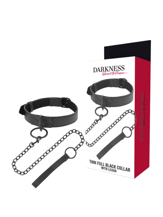 DARKNESS COLLAR CON CADENA NEGRO