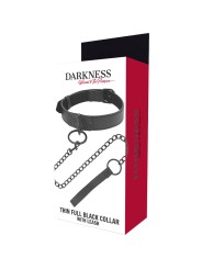 DARKNESS COLLAR CON CADENA NEGRO