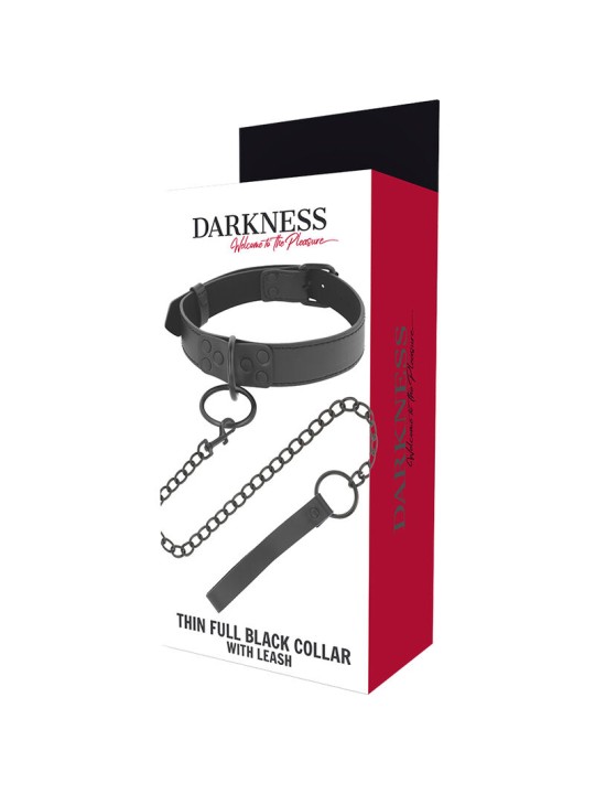DARKNESS COLLAR CON CADENA NEGRO