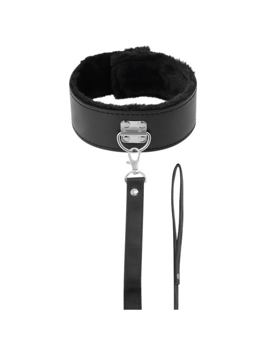 DARKNESS COLLAR FORRADO CON CADENA TITANIUM