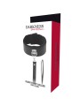 DARKNESS COLLAR FORRADO CON CADENA TITANIUM
