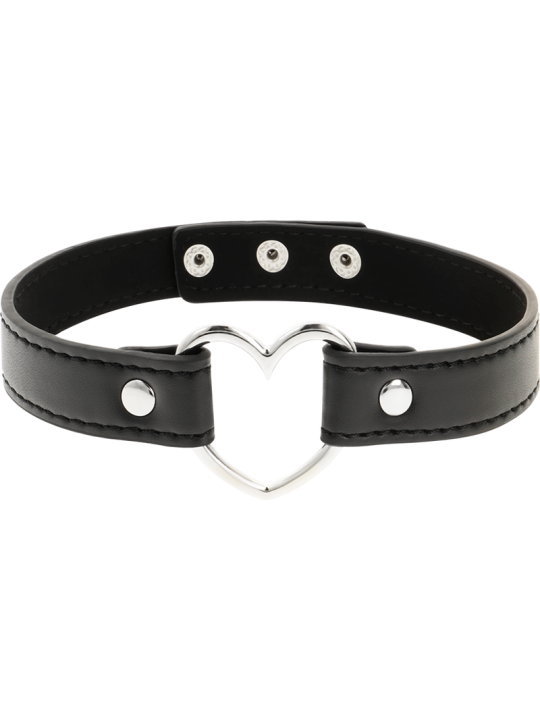 COQUETTE CHIC DESIRE COLLAR CUERO VEGANO ACCESORIO WOMAN CORAZON