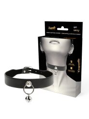 COQUETTE CHIC DESIRE COLLAR CUERO VEGANO ACCESORIO WOMAN CASCABEL ARO