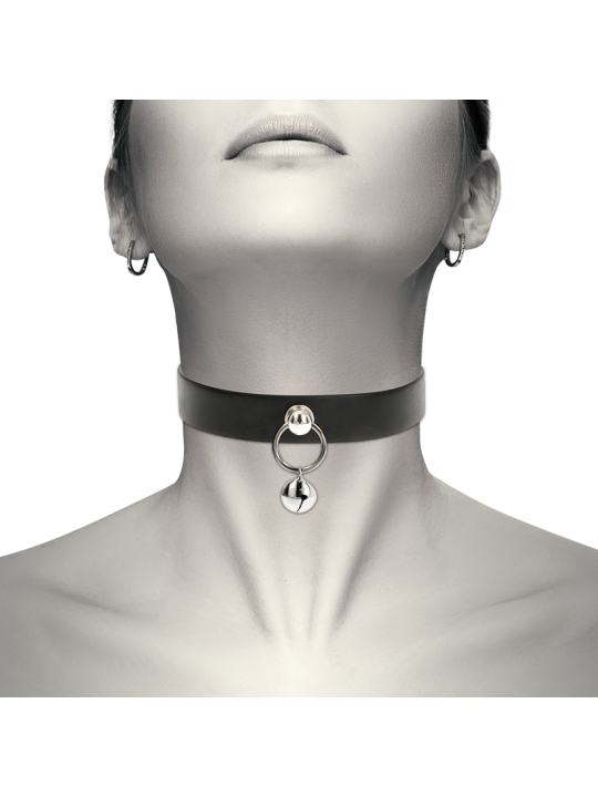 COQUETTE CHIC DESIRE COLLAR CUERO VEGANO ACCESORIO WOMAN CASCABEL ARO