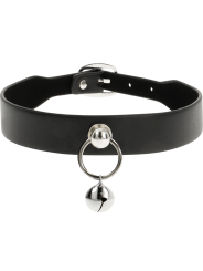 COQUETTE CHIC DESIRE COLLAR CUERO VEGANO ACCESORIO WOMAN CASCABEL ARO