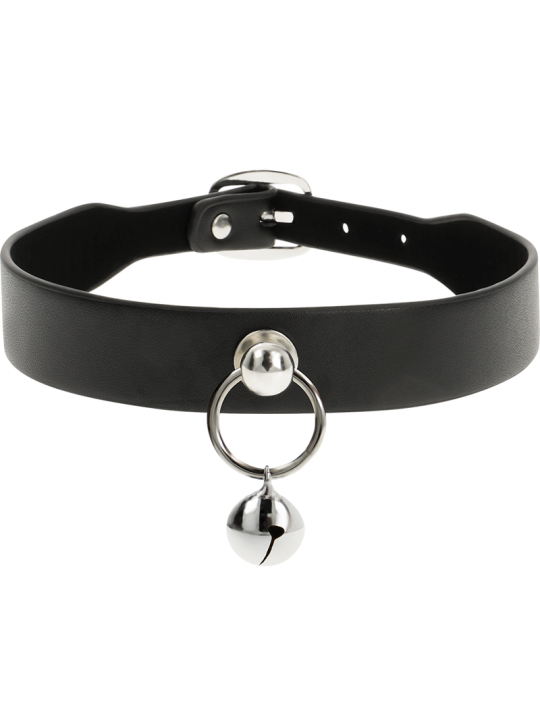 COQUETTE CHIC DESIRE COLLAR CUERO VEGANO ACCESORIO WOMAN CASCABEL ARO