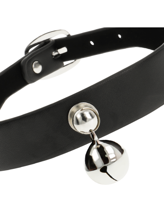 COQUETTE CHIC DESIRE COLLAR CUERO VEGANO ACCESORIO WOMAN CASCABEL