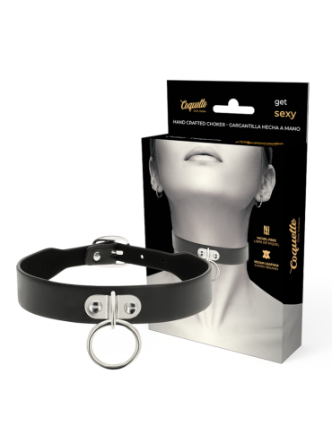 COQUETTE CHIC DESIRE COLLAR CUERO VEGANO ACCESORIO WOMAN FETISH