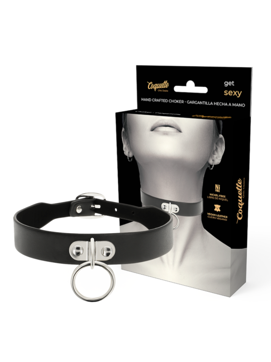 COQUETTE CHIC DESIRE COLLAR CUERO VEGANO ACCESORIO WOMAN FETISH