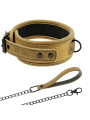 FETISH SUBMISSIVE ORIGEN COLLAR CON CADENA CON FORRO DE NEOPRENO