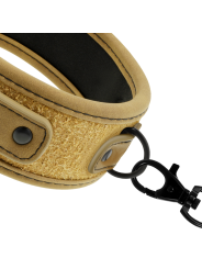 FETISH SUBMISSIVE ORIGEN COLLAR CON CADENA CON FORRO DE NEOPRENO