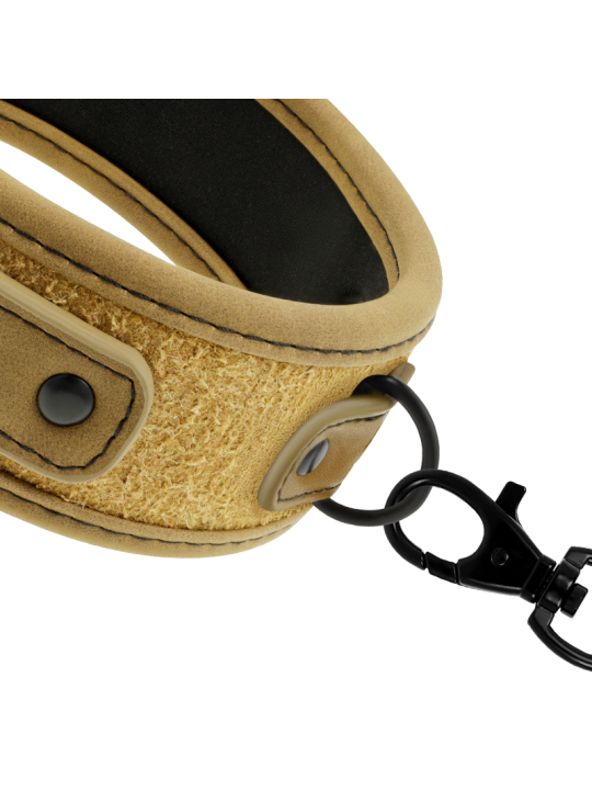 FETISH SUBMISSIVE ORIGEN COLLAR CON CADENA CON FORRO DE NEOPRENO