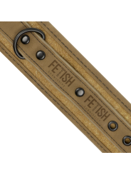 FETISH SUBMISSIVE ORIGEN ESPOSAS TOBILLOS CUERO VEGANO CON FORRO DE NEOPRENO