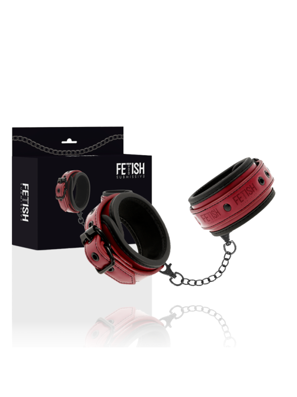 FETISH SUBMISSIVE DARK ROOM ESPOSAS CUERO VEGANO CON FORRO DE NEOPRENO