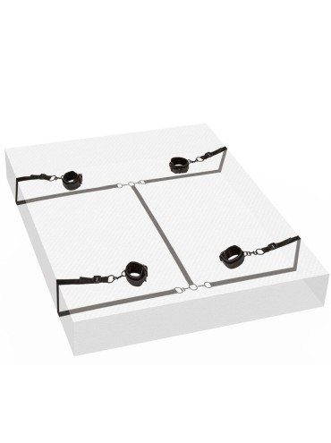 CALEXOTICS BOUNDLESS RED RESTRAINT SET RESTRICCION CAMA