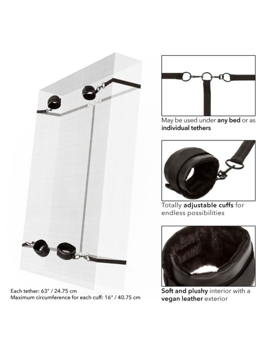 CALEXOTICS BOUNDLESS RED RESTRAINT SET RESTRICCION CAMA