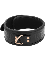 BEGME BLACK EDITION COLLAR CUERO VEGANO CON FORRO DE NEOPRENO