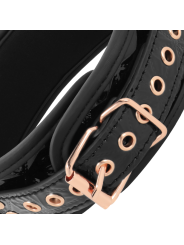 BEGME BLACK EDITION COLLAR CUERO VEGANO CON FORRO DE NEOPRENO