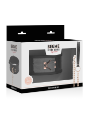 BEGME BLACK EDITION COLLAR CUERO VEGANO CON FORRO DE NEOPRENO