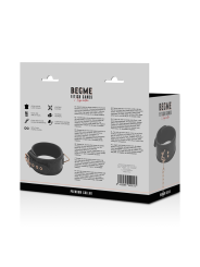 BEGME BLACK EDITION COLLAR CUERO VEGANO CON FORRO DE NEOPRENO
