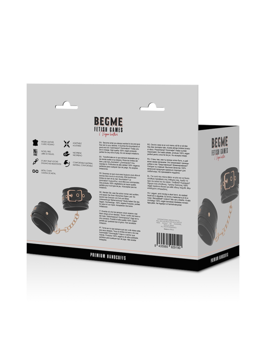 BEGME BLACK EDITION ESPOSAS PARA MANOS CON FORRO DE NEOPRENO