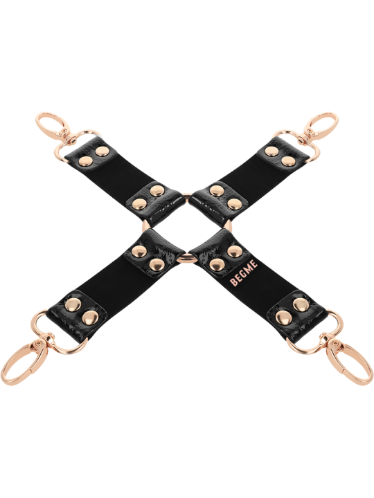 BEGME BLACK EDITION HOG TIE CUERO VEGANO