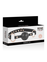 BEGME BLACK EDITION MORDAZA CUERO VEGANO