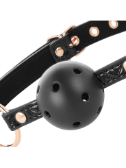 BEGME BLACK EDITION MORDAZA CUERO VEGANO