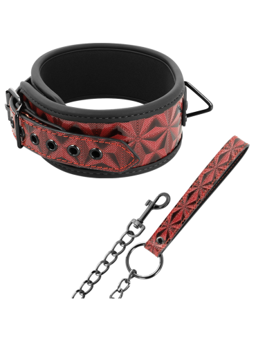 BEGME RED EDITION COLLAR CUERO VEGANO CON FORRO DE NEOPRENO