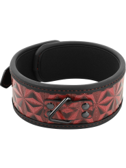 BEGME RED EDITION COLLAR CUERO VEGANO CON FORRO DE NEOPRENO