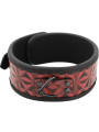 BEGME RED EDITION COLLAR CUERO VEGANO CON FORRO DE NEOPRENO