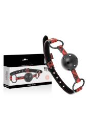 BEGME RED EDITION MORDAZA CUERO VEGANO