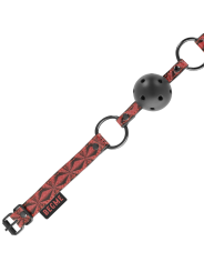 BEGME RED EDITION MORDAZA CUERO VEGANO