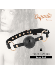 COQUETTE CHIC DESIRE FANTASY MORDAZA TRANSPIRABLE CUERO VEGANO