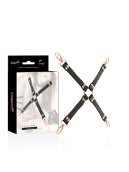 COQUETTE CHIC DESIRE FANTASY HOG TIE CUERO VEGANO