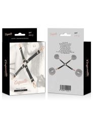 COQUETTE CHIC DESIRE FANTASY HOG TIE CUERO VEGANO